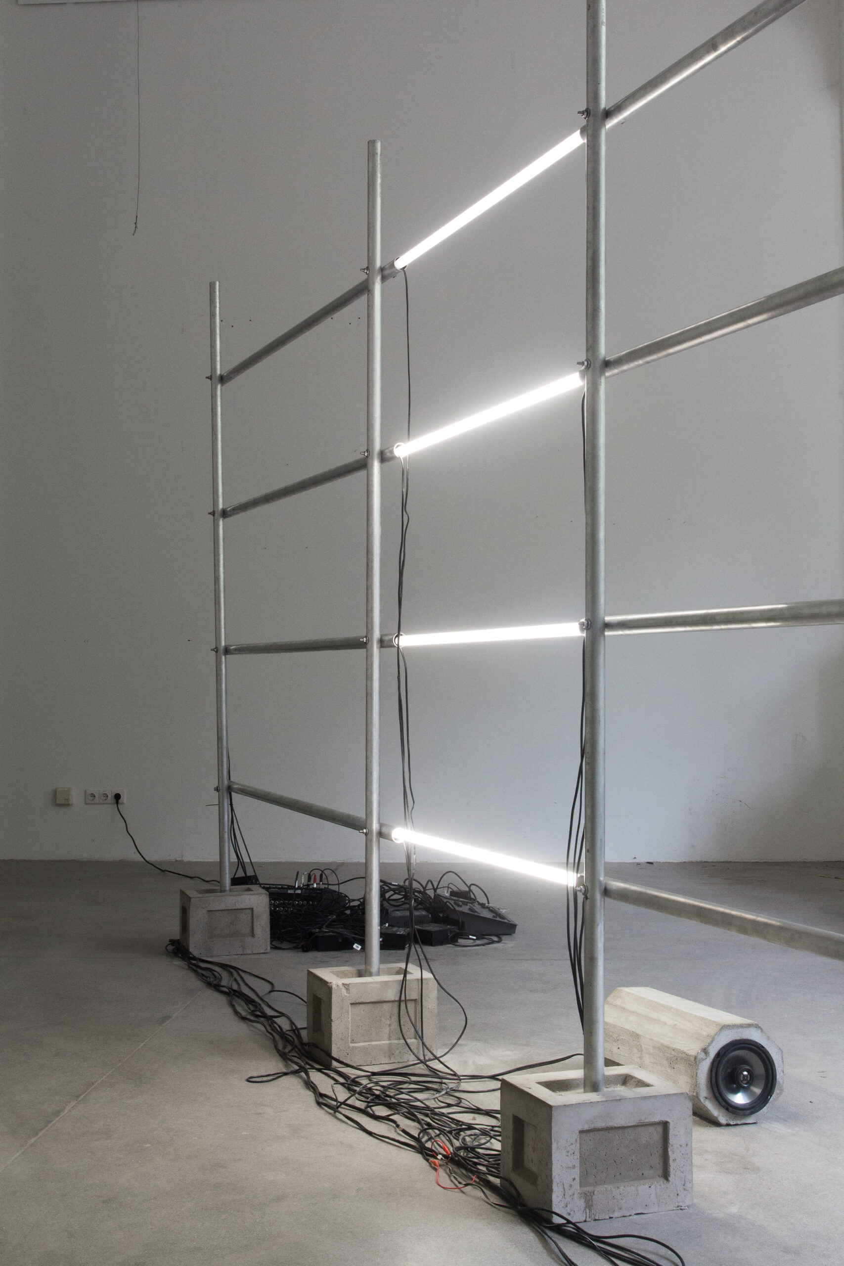 Barriers 2019, Installtion, Sculpture, Sound, Light